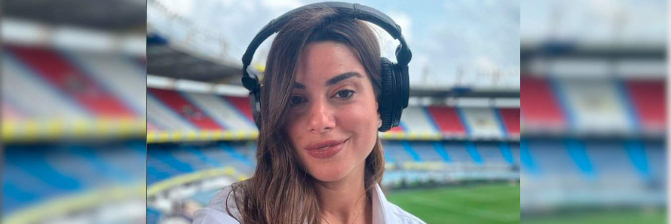 Marina Granziera, periodista deportiva de Caracol Televisión. /FOTO: INSTAGRAM @marinagranziera