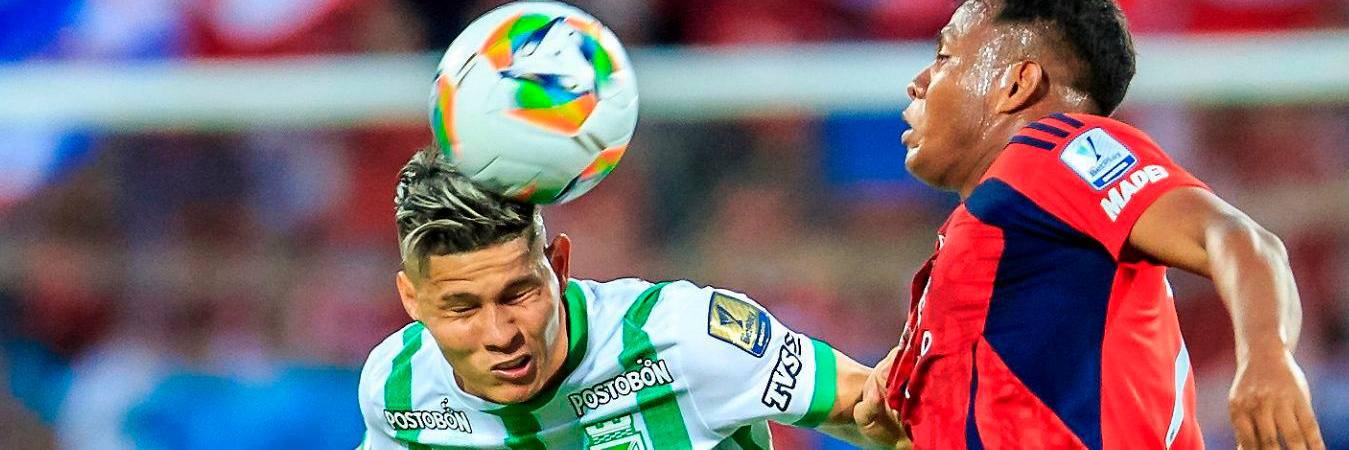 Medellín y Nacional se verán de nuevo las caras en la fecha 17 de la Liga BetPlay. /FOTO: CAMILO SUÁREZ. 