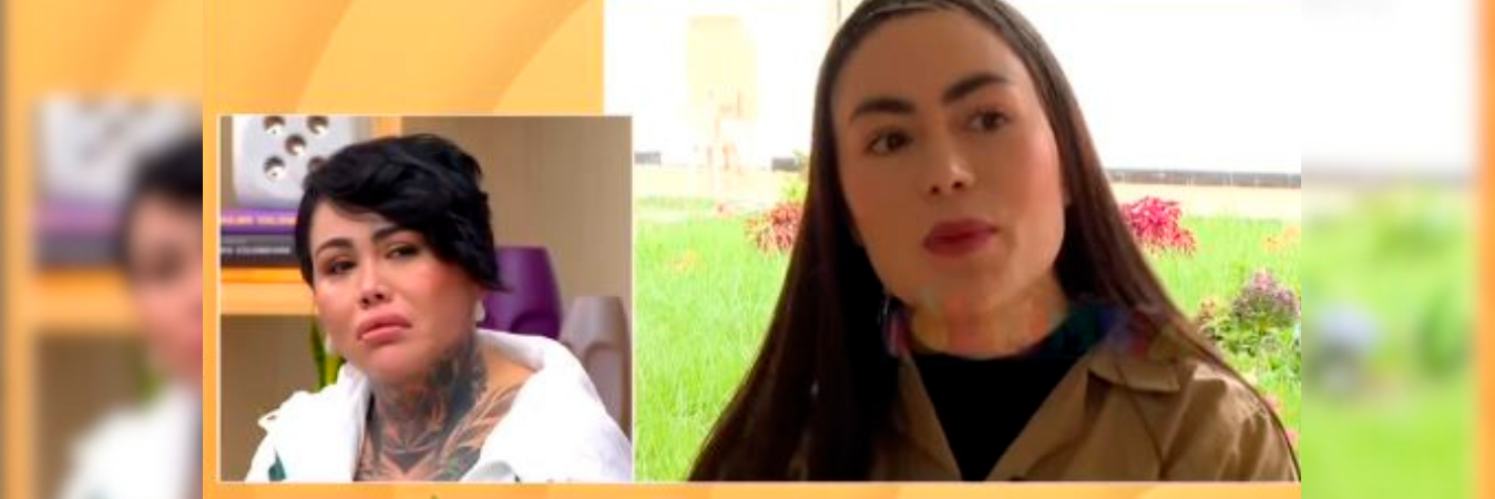 Yina recibió el mensaje de Epa y le prometió que la visitará. /FOTO: CAPTURA PANTALLA BUEN DÍA COLOMBIA 