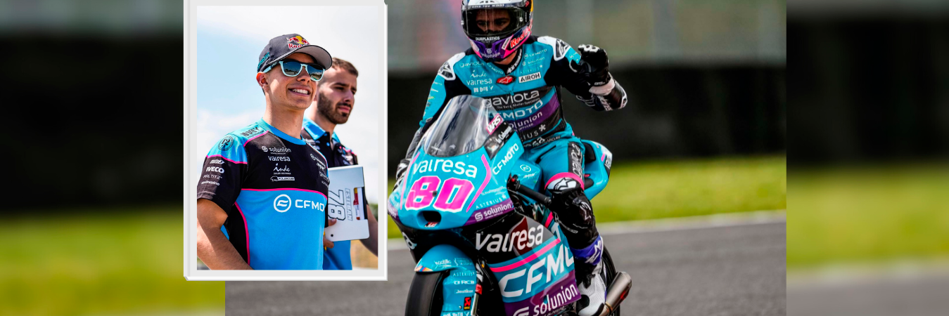 El piloto colombiano David Alonso. /FOTO: @ASPARTEAM