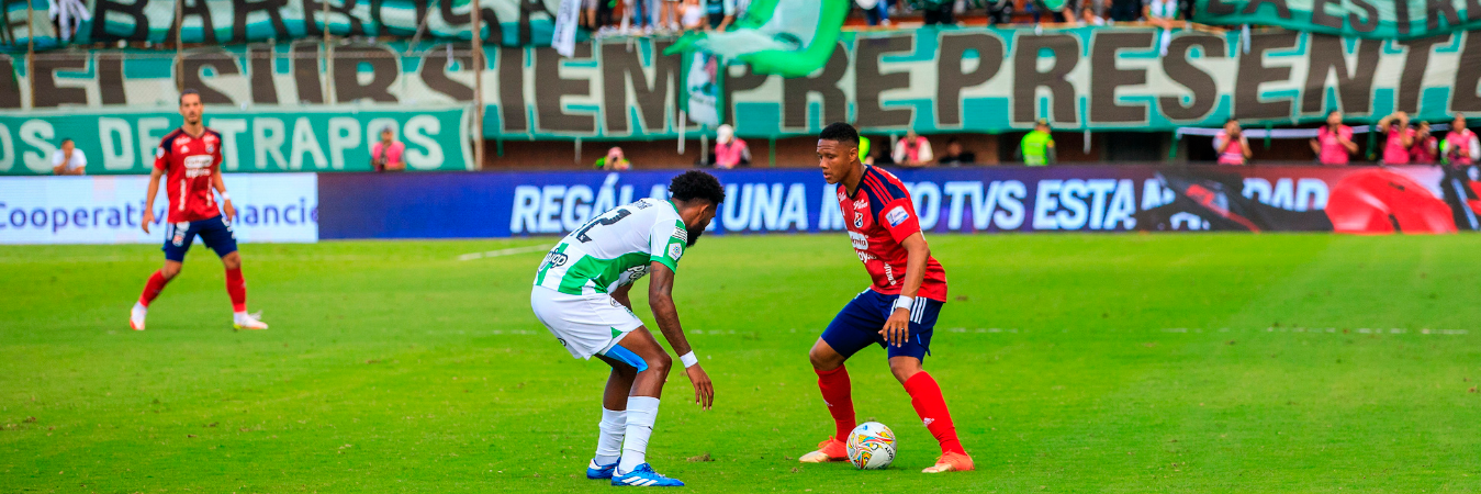 Clasico antioqueño disputado en el 2023. /FOTO: CAMILO SUÁREZ