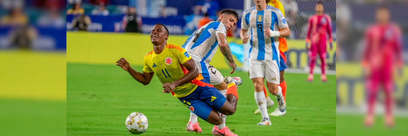 La Selección Colombia cayó por la ante Argentina en la final de la Copa América. /FOTO: JUAN ANTONIO SÁNCHEZ 