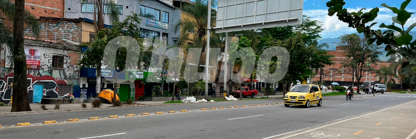 En este punto quedó sin vida el hombre de entre 35 y 40 años. /FOTO: ANDRÉS FELIPE OSORIO GARCÍA 