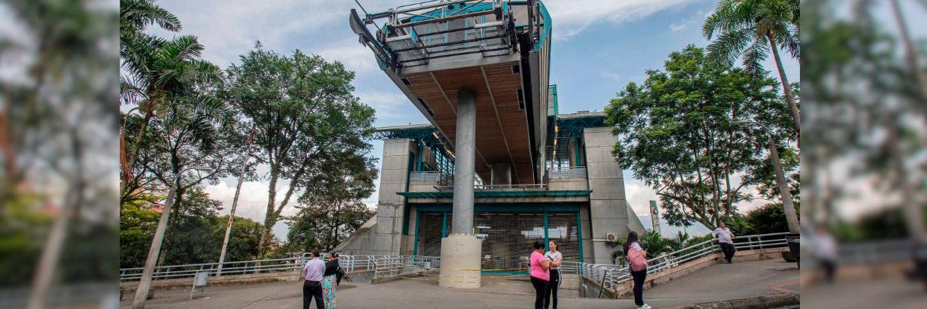 Estación Popular Metrocable. /FOTO: ESNEYDER GUTIÉRREZ