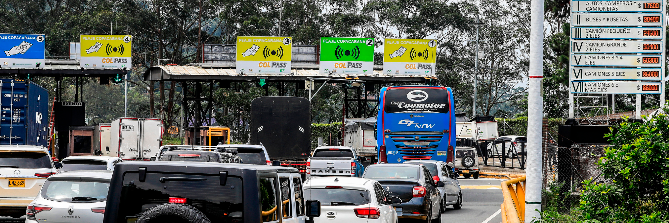 El peaje del Túnel de Oriente es uno de los que entró en ese reajuste. /FOTO: JAIME PÉREZ