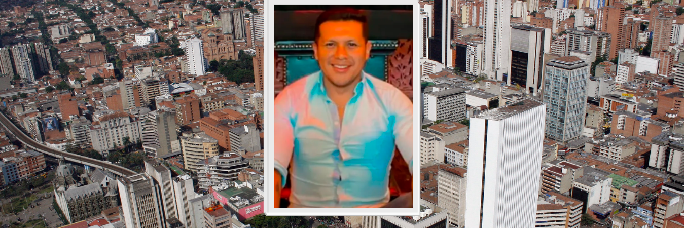 Él era Javier Vásquez Chacón, el ecuatoriano que encontraron muerto en un hotel de Medellín. /FOTO: REDES SOCIALES 