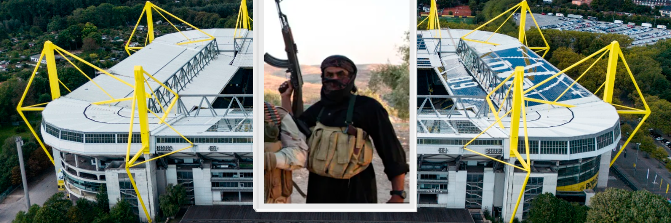 El Signal Iduna Park, estadio en Dortmund fue amenazado por Isis. /FOTOS: GETTY