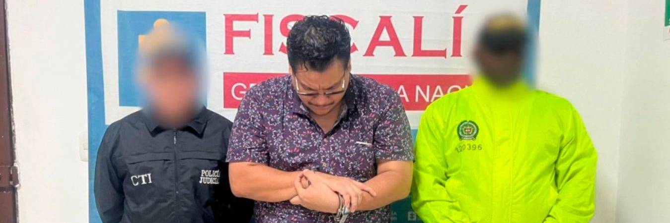 Yoni Andrés Montes Menco fue capturado en Caucasia. /FOTO: CORTESÍA