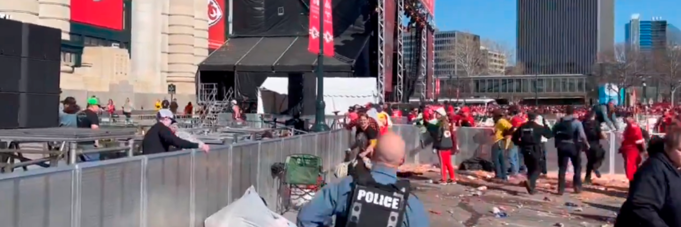 Tragedia durante celebración del Super Bowl. /FOTO: TOMADA DE VIDEO 