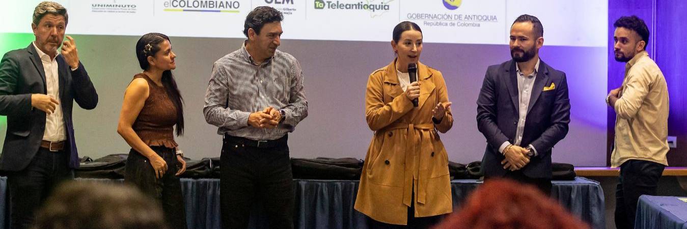 Los voceros de las entidades aliadas, entre las que figura El Colombiano, también disfrutaron el espacio. FOTO: CAMILO SUÁREZ