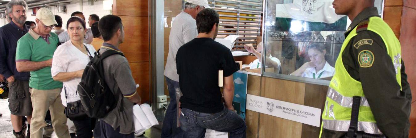 Referencia pago de impuestos. FOTO:MANUEL SALDARRIAGA