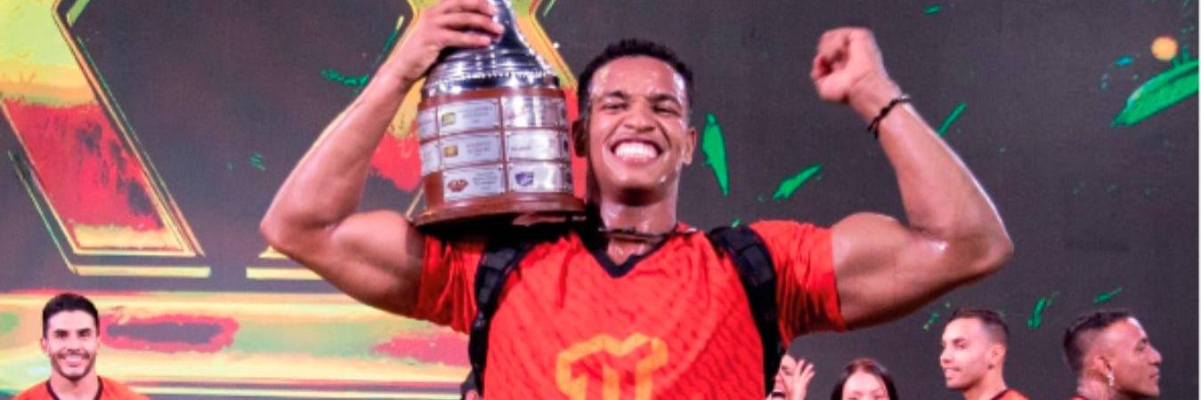 Kevyn consiguió la victoria de la edición número 20 del ‘Desafío’. /FOTO: INSTAGRAM @desafiocaracol