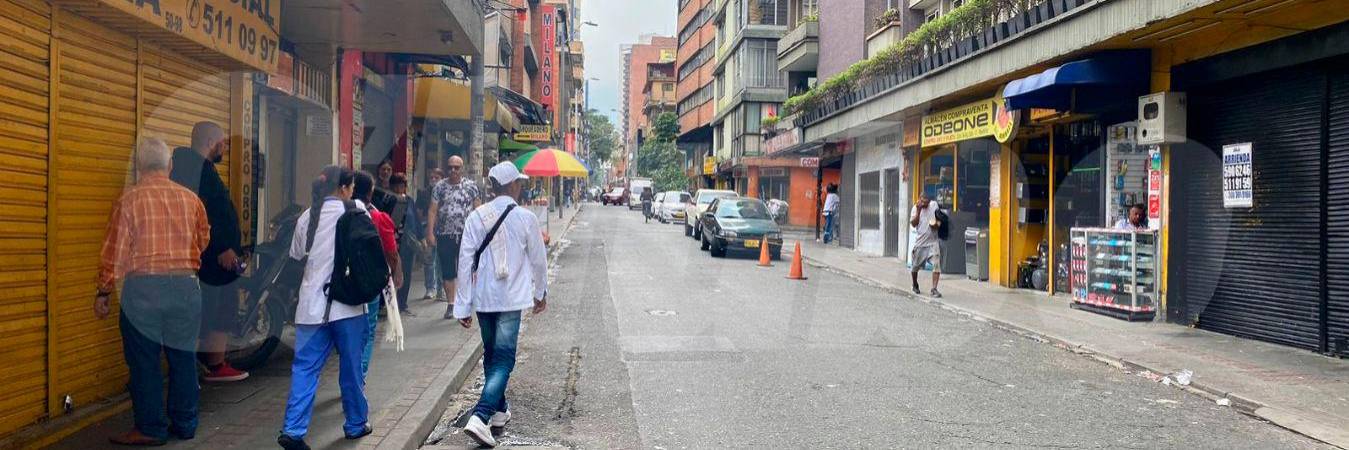 Este es el lugar donde fue atacado Jesús Ricaurte Tapasco. /FOTO: ANDRÉS FELIPE OSORIO GARCÍA 