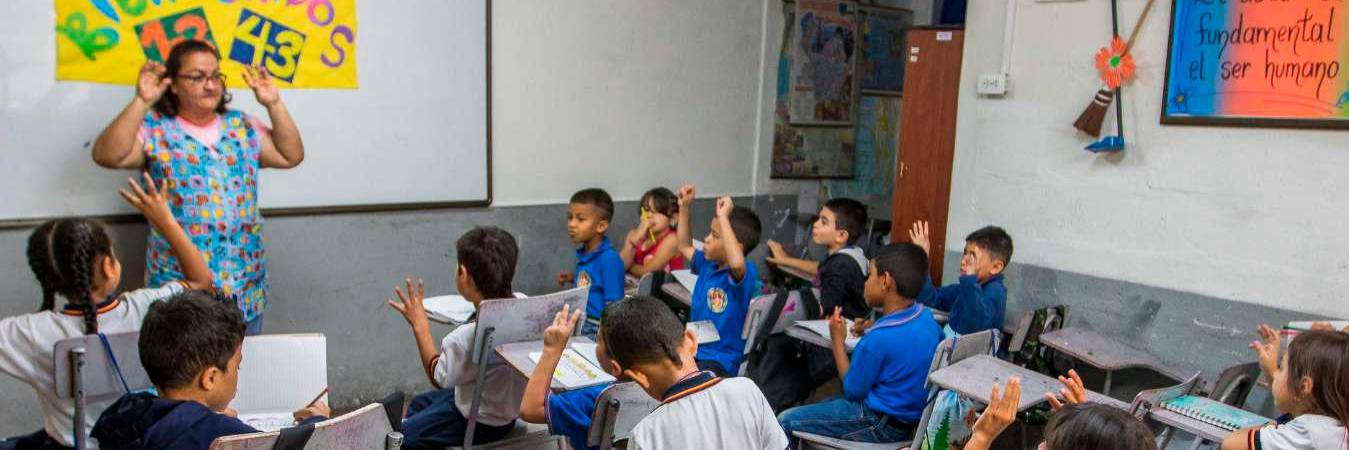 En Bello hay 38 instituciones educativas oficiales con cupos disponibles. / FOTO: RÓBINSON SÁENZ - ARCHIVO