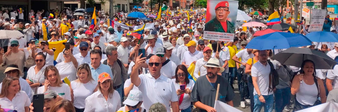 De acuerdo con la Personería, las manifestaciones se realizaron sin problemas. /FOTO: JAIME PÉREZ MUNÉVAR