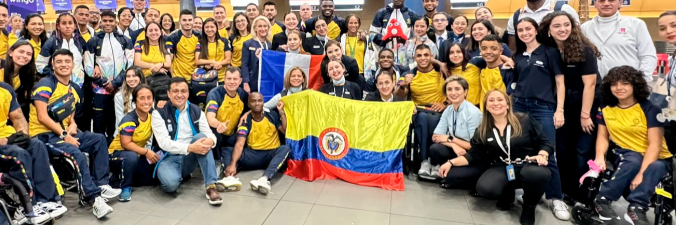 Ya se fueron los primeros deportistas colombianos que representarán al país en los Juegos Paralímpicos. / FOTO: COMITÉ PARALÍMPICO COLOMBIANO