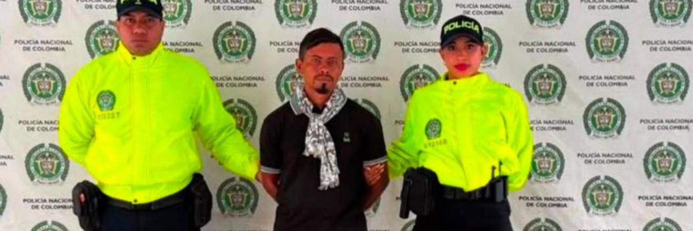 Leonel Darío fue capturado en el municipio de Planetarica, Córdoba. FOTO: CORTESÍA FISCALÍA GENERAL DE LA NACIÓN
