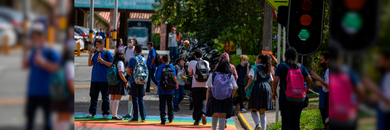 Estudiantes en el Pascual Bravo. /FOTO: EDWIN BUSTAMANTE