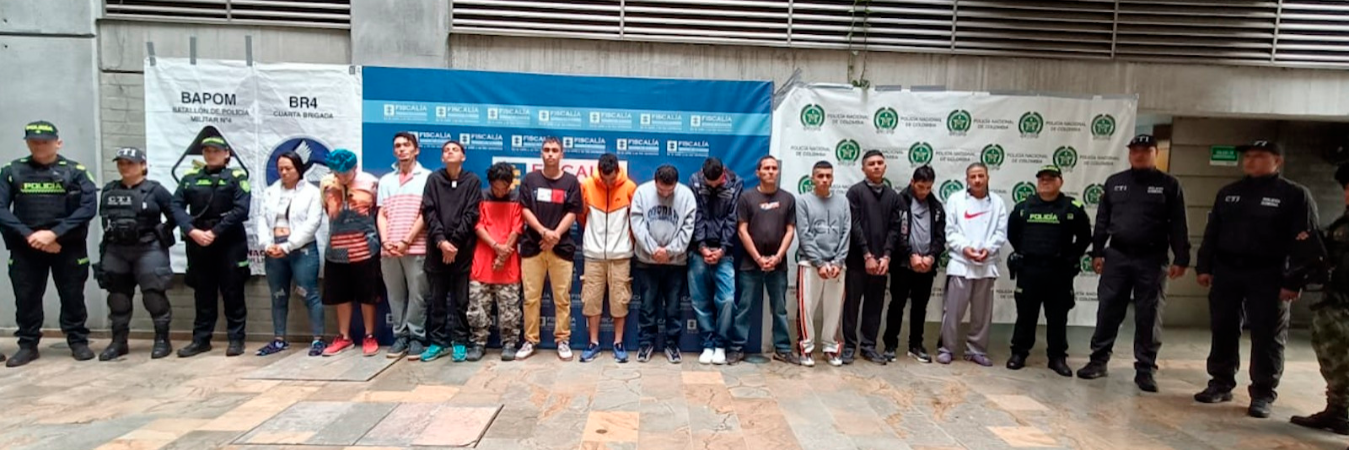 Solo uno de los sospechosos aceptó su responsabilidad. /FOTO: CORTESÍA 