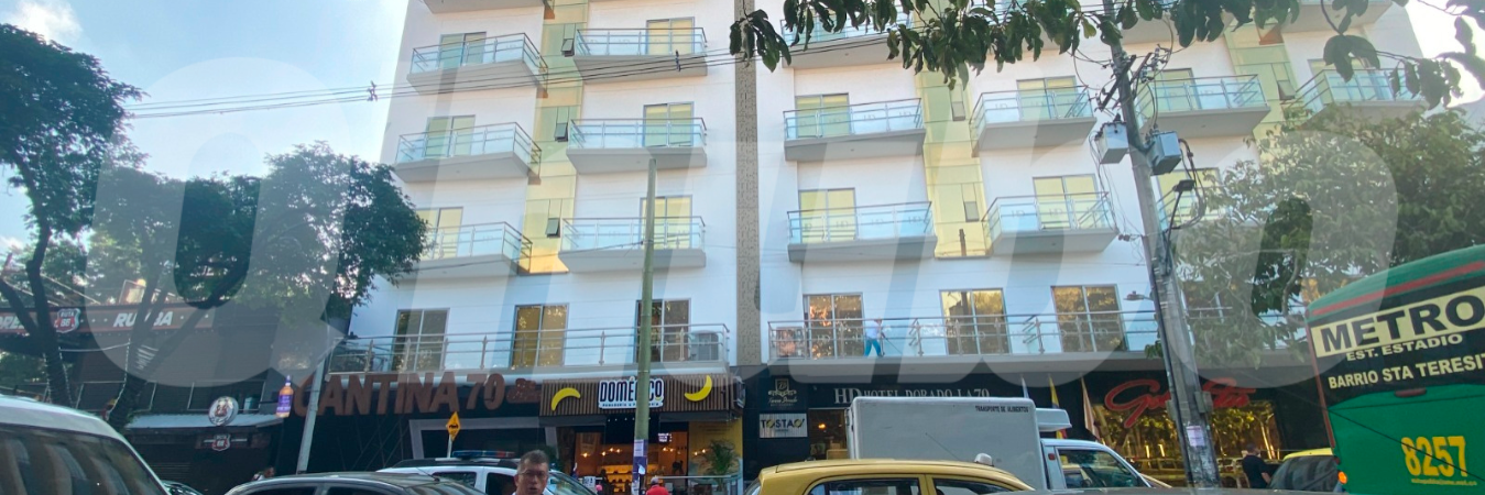 En una de las habitaciones del piso 11 de este hotel, ocurrió el deceso del hombre de 48 años. /FOTO: ANDRÉS FELIPE OSORIO GARCÍA.