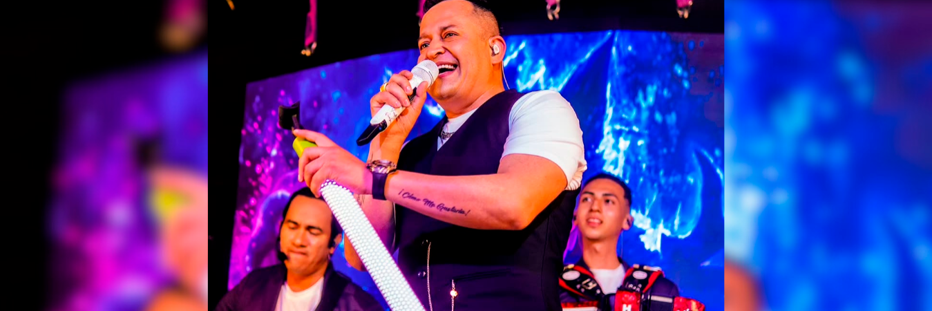 Freddy Burbano, cantante de música popular. /FOTO: INSTAGRAM @freddyburbanooficial