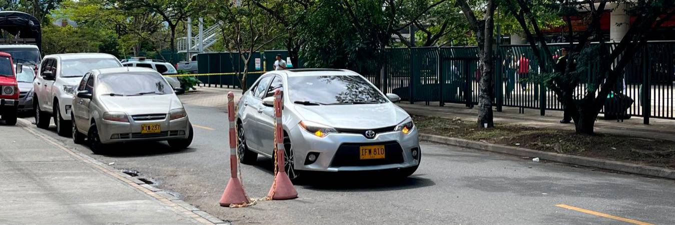 El crimen fue perpetrado por delincuentes en iban en moto. /FOTO: ANDRÉS FELIPE OSORIO GARCÍA.