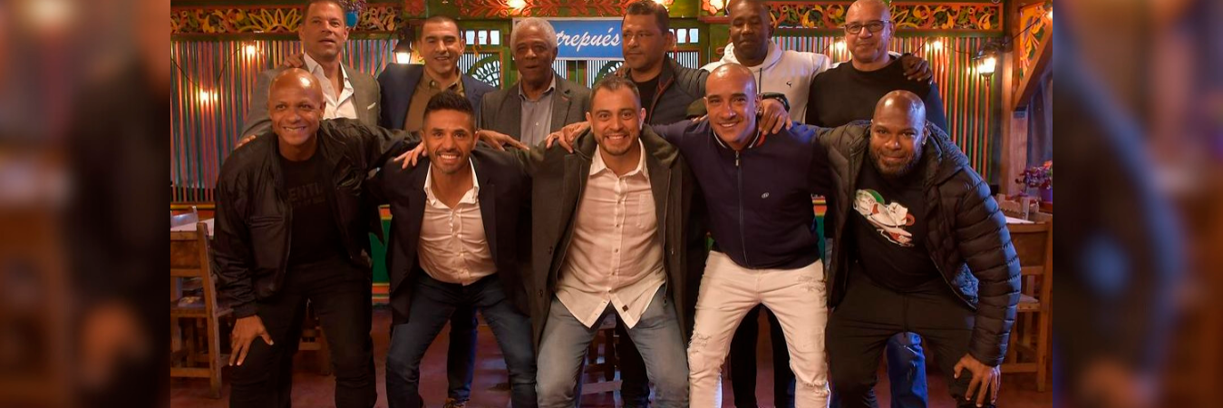 Los exfutbolistas se reunieron y recordaron su victoria en la Copa América 2001. / FOTO: @OSCARCORDOBA_