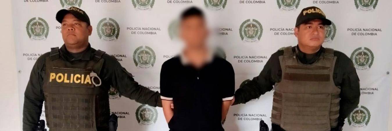 El sospechoso deberá responder por secuestro y violación. /FOTO: POLICÍA NACIONAL.
