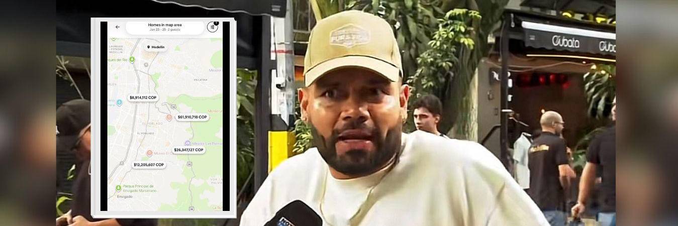 Sebastián Barrada, dueño Airbnb en Medellín. FOTO: CAPTURA DE VIDEO TELEMEDELLÍN