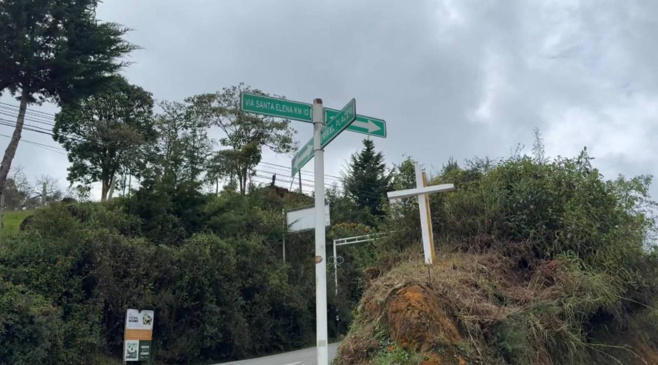 Con esta nueva ruta, los habitantes podrán ahorrarse camino entre las veredas del corregimiento. FOTO: ALCALDÍA DE MEDELLÍN