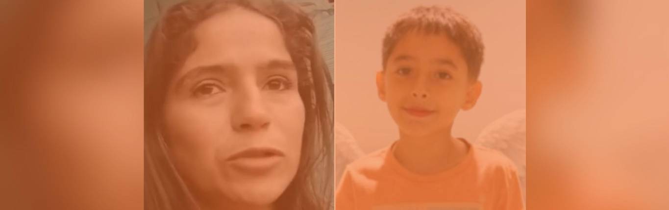 Imagen Yudy Katherine Pico y su hijo Kevin