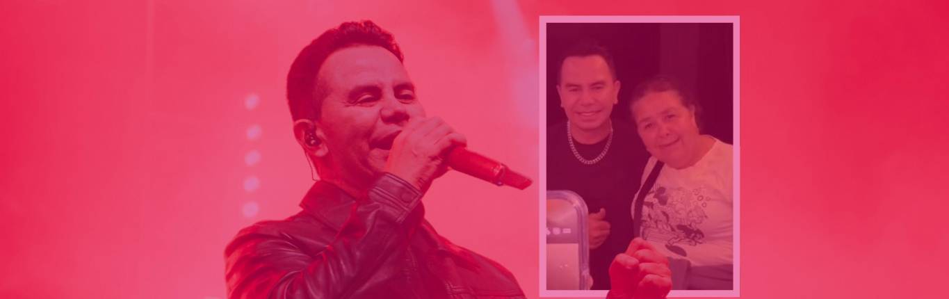 Imagen Jhonny Rivera con una fanática 1
