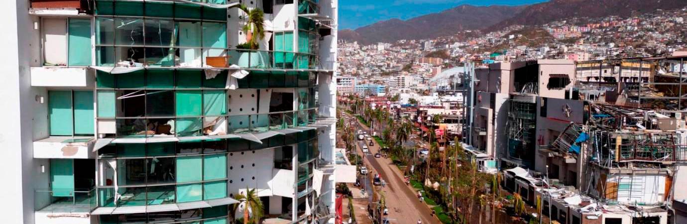 Huracán Otis en México. /FOTO: GETTY