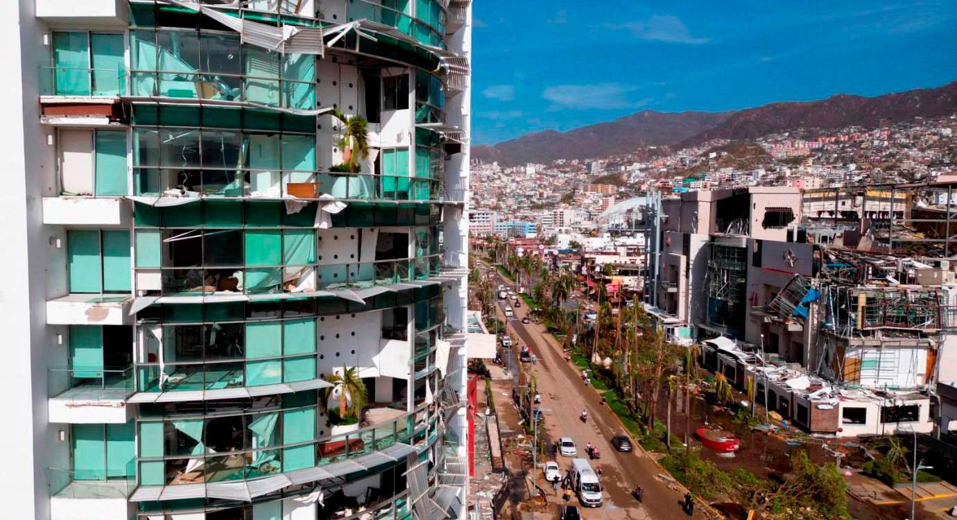 Huracán Otis en México. /FOTO: GETTY