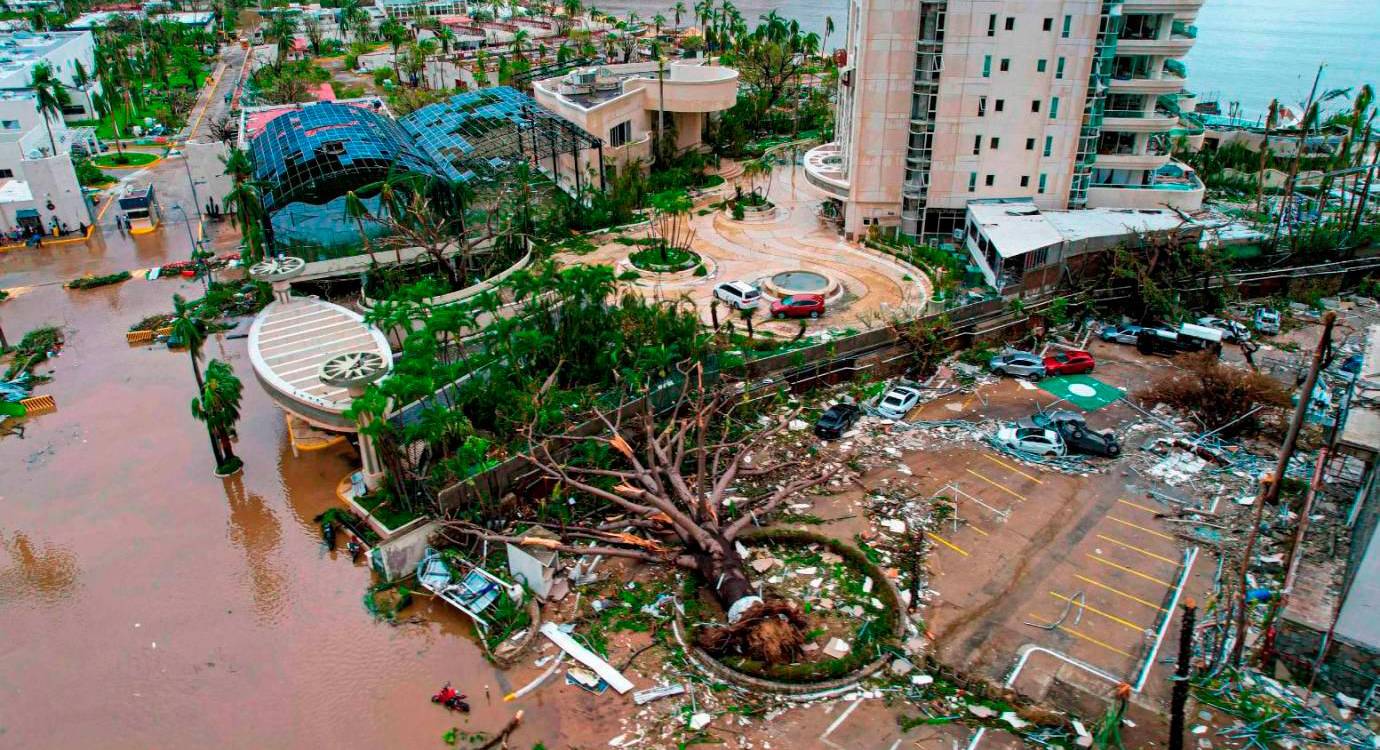 Huracán Otis en México. /FOTO: GETTY