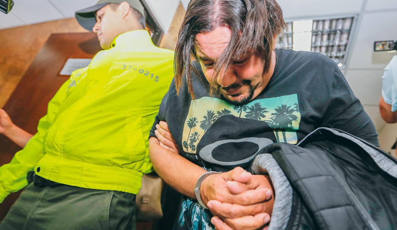 54. Le echaron guante a Tom: al poderoso narco Juan Carlos Mesa Vallejo, alias Tom, en ese momento el hombre duro de la ‘Oficina’, lo detuvieron en un hotel en la vereda Guamito de El Peñol. La captura ocurrió el 10 de diciembre. / FOTO: RÓBINSON SÁENZ.