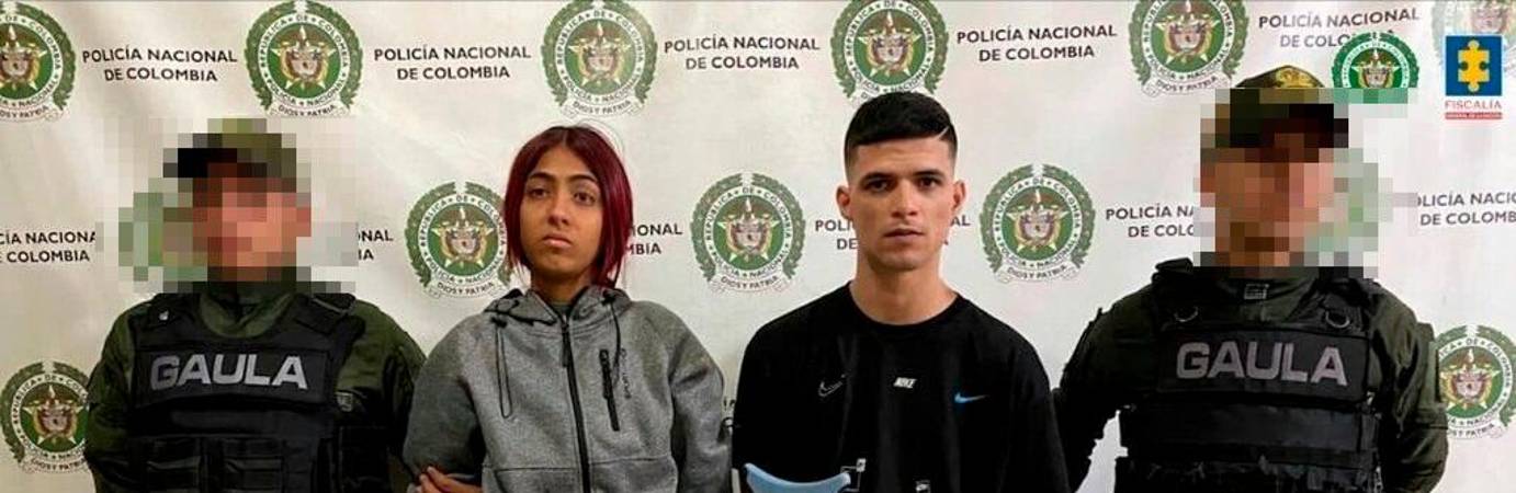 Inés María Ortiz Chirinos y Jesús Alejandro Bonilla Henríquez, enviados a la cárcel por hurto y secuestro. /FOTO: CORTESÍA FISCALÍA. 