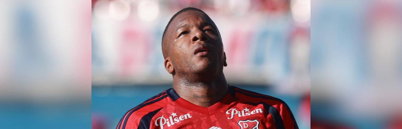 Francisco Chaverra, jugador del Independiente Medellín. FOTO: MANUEL SALDARRIAGA QUINTERO