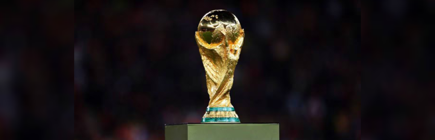 Trofeo de la Copa del Mundo. /FOTO: REDES SOCIALES 