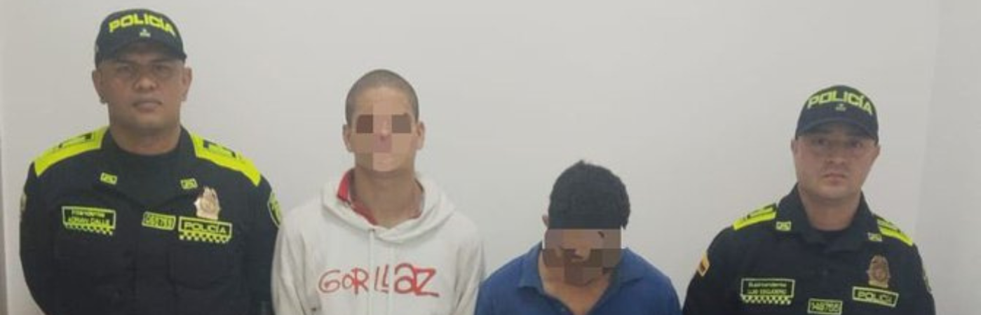 Fueron capturados por agredir a la autoridad. /FOTO: CORTESÍA
