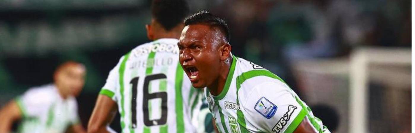 Según la sanción impuesta por la Dimayor, Alfredo Morelos se perdería los juegos de Nacional ante Pasto y Medellín por el Finalización. / FOTO: ARCHIVO – MANUEL SALDARRIAGA