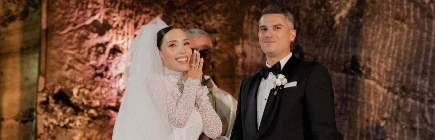 Luisa Fernanda W y Pipe Bueno dieron el sí después de 7 años juntos. FOTO: IG @luisafernandaw