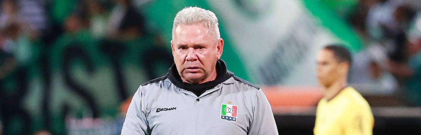 Hernán Darío Herrera, técnico del Once Caldas. FOTO: MANUEL SALDARRIAGA