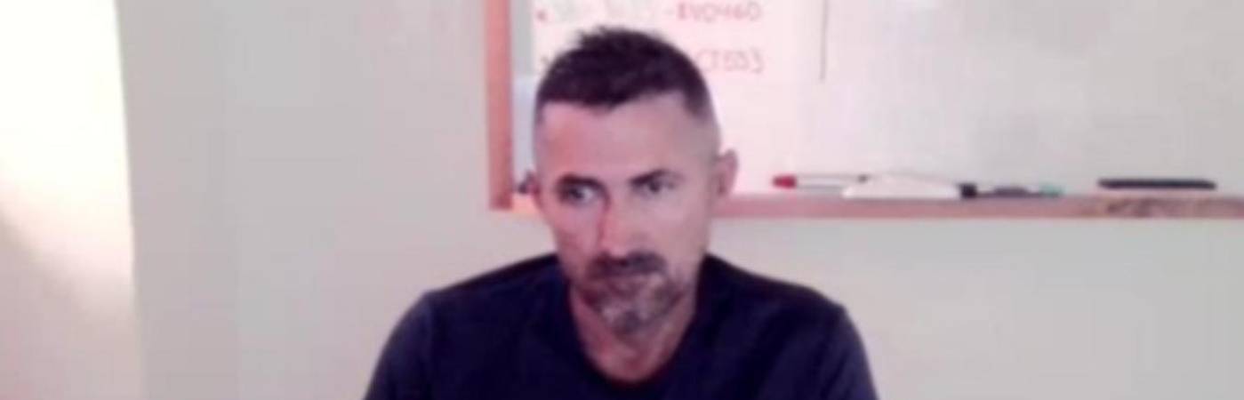  Él es Gustavo de Jesús Rivera Agudelo, presunto cabecilla del Clan del Golfo señalado de desplazamientos y amenazas. FOTO: FISCALÍA GENERAL DE LA NACIÓN