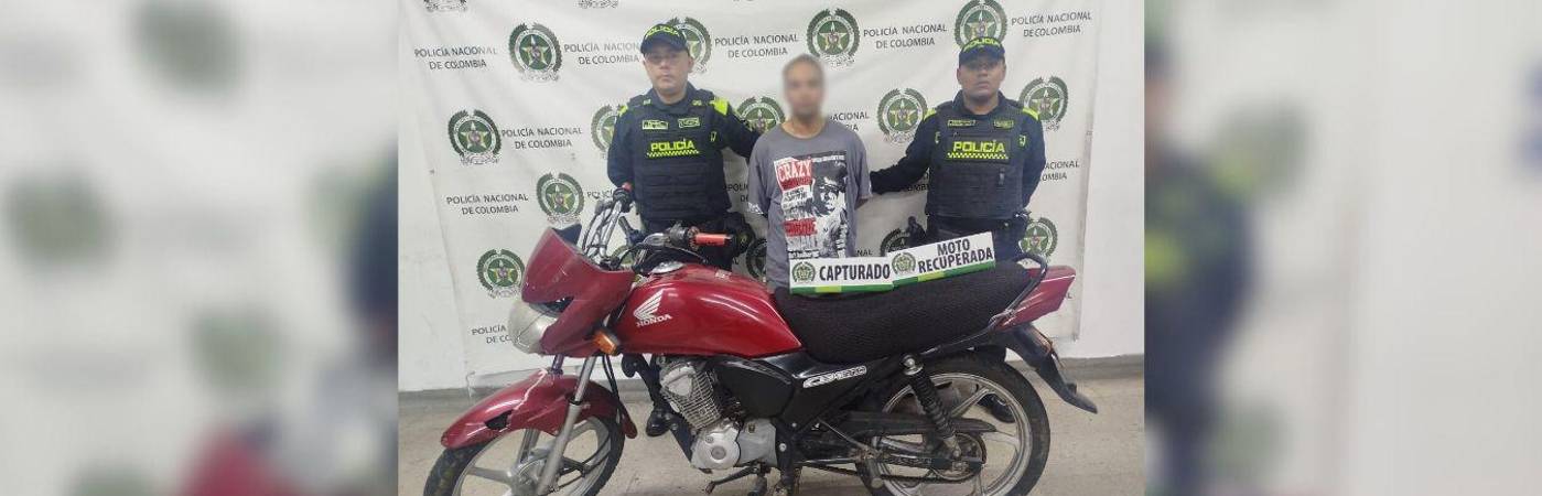 Alias Chuki es señalado de pertenecer al grupo delincuencial el Ajizal. / FOTO: POLICÍA NACIONAL 