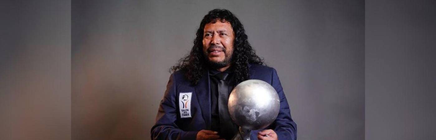 René Higuita ya había recibido en 2009 el premio Golden Foot en la categoría de leyenda por su contribución al fútbol mundial. /FOTO: SALÓN DE LA FAMA DEL FÚTBOL INTERNACIONAL