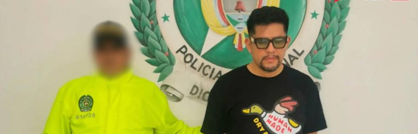 Miguel Sierra, ciudadano peruano, fue condenado a 18 años de cárcel por explotación sexual de menor en Medellín. FOTO: FISCALÍA GENERAL DE LA NACIÓN