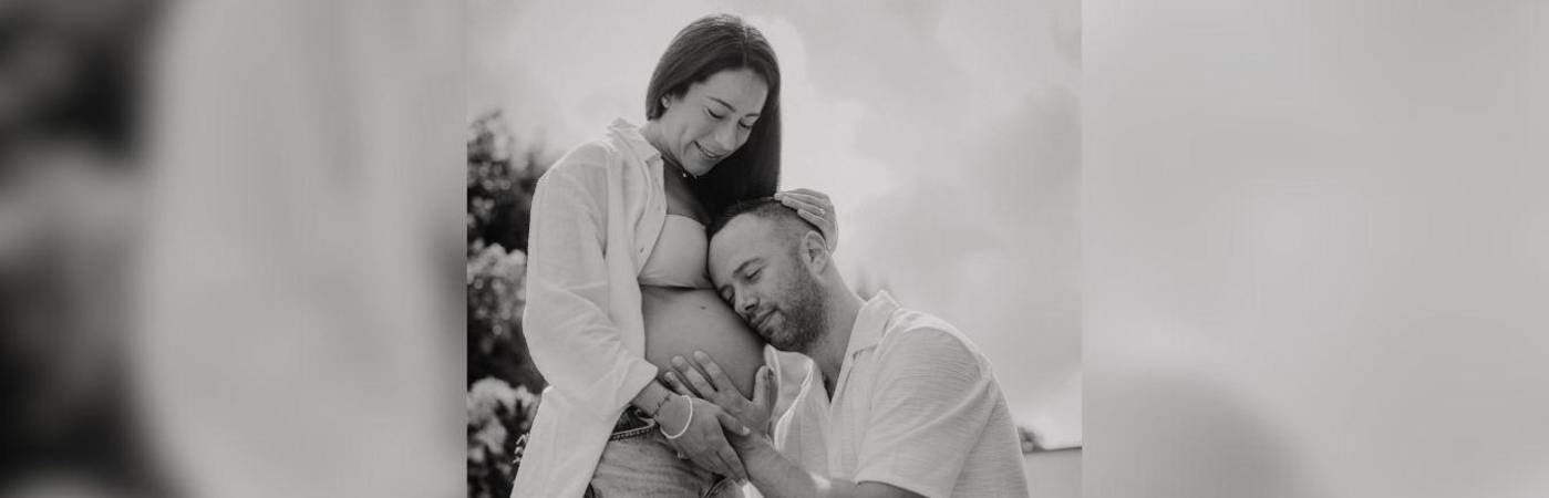 Mariana Pajón dio a luz a su primogénito el pasado viernes. FOTO: IG @vincentpelluard