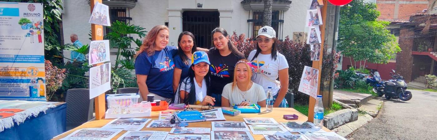 Tduk, un grupo de profes venezolanas que apoya con clases de nivelación para niños migrantes. / FOTO: ANA CRISTINA MARINO.