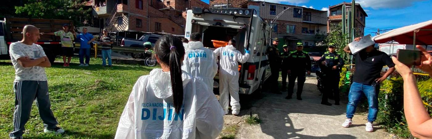 La víctima tenía 4 lesiones por arma blanca. /FOTO: ANDRÉS FELIPE OSORIO GARCÍA